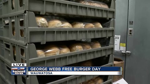 Thursday is Free Burger Day at George Webb Restaurants