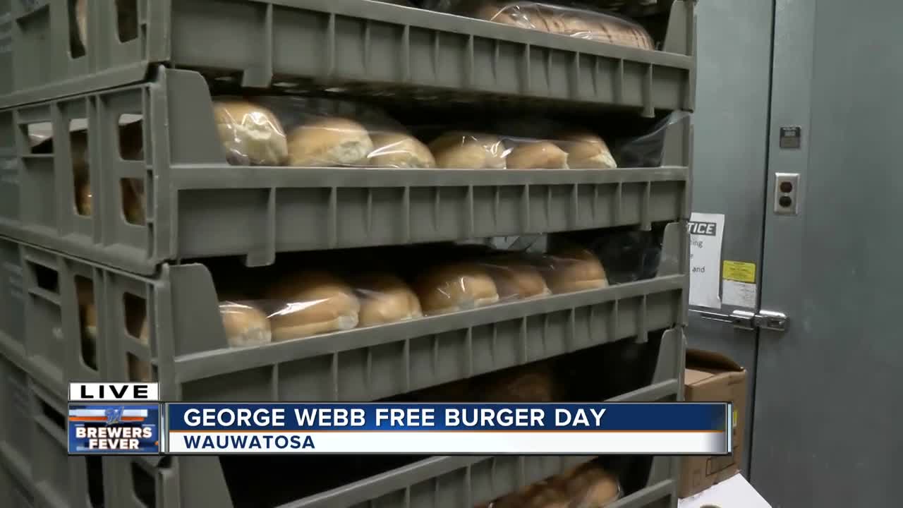 Thursday is Free Burger Day at George Webb Restaurants