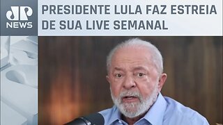 Com audiência tímida, Lula estreia live semanal e fala sobre começo do governo e projetos futuros