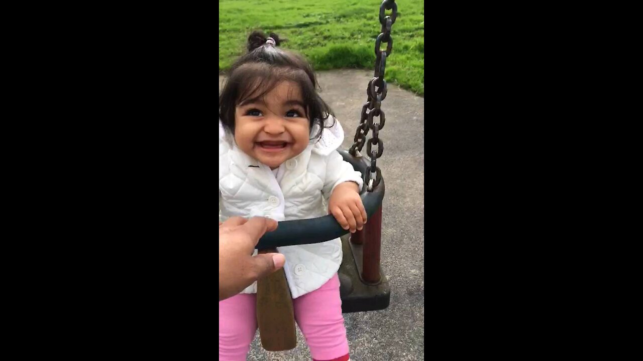 Cute Baby Funny laughing video, Baby swing video