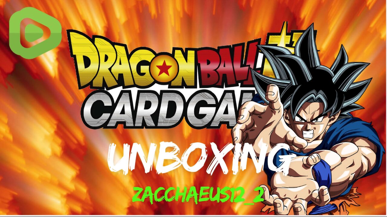 Dragon Ball Super TCG Unboxing/Wrapping