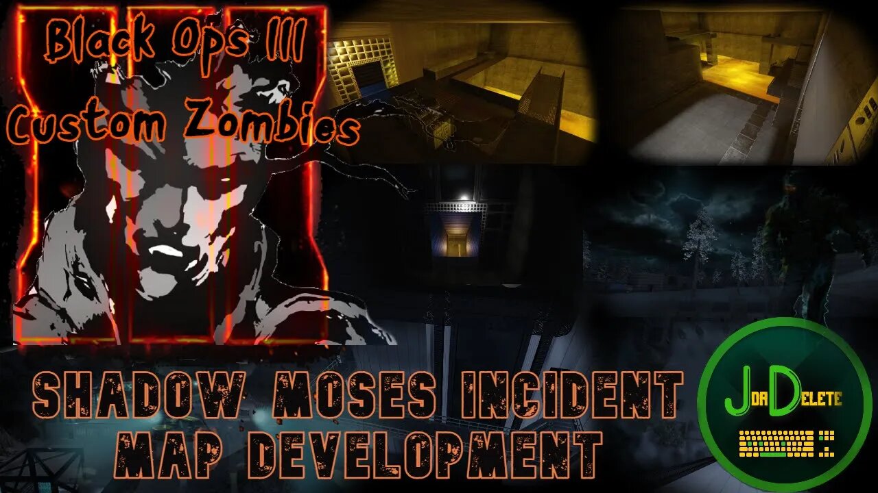 Black Ops III Custom Zombies Map Development - Shadow Moses Incident (Blast Furnace)