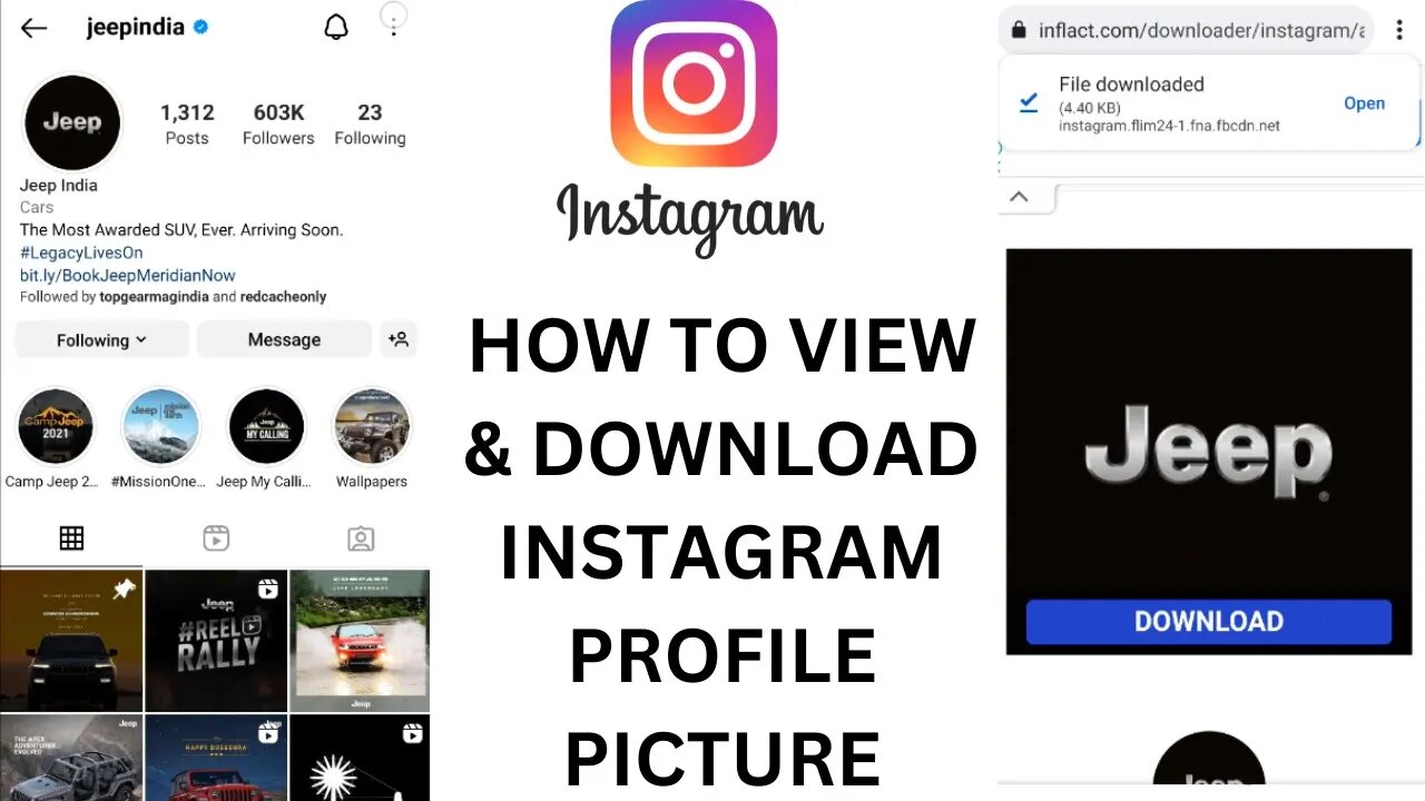 How to View & Download Instagram Profile Picture