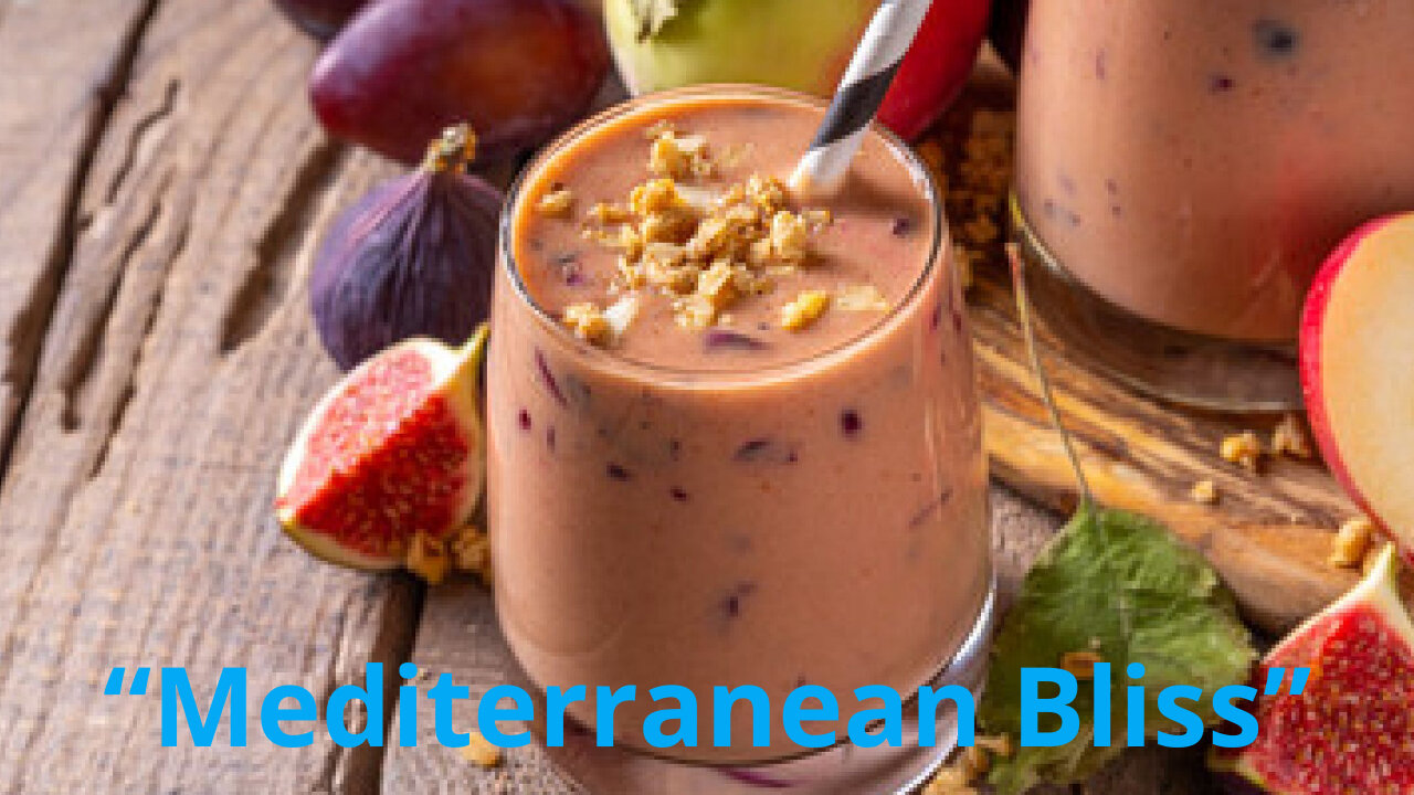 Mediterranean Bliss: Create the Ultimate Spiced Fig & Coconut Smoothie