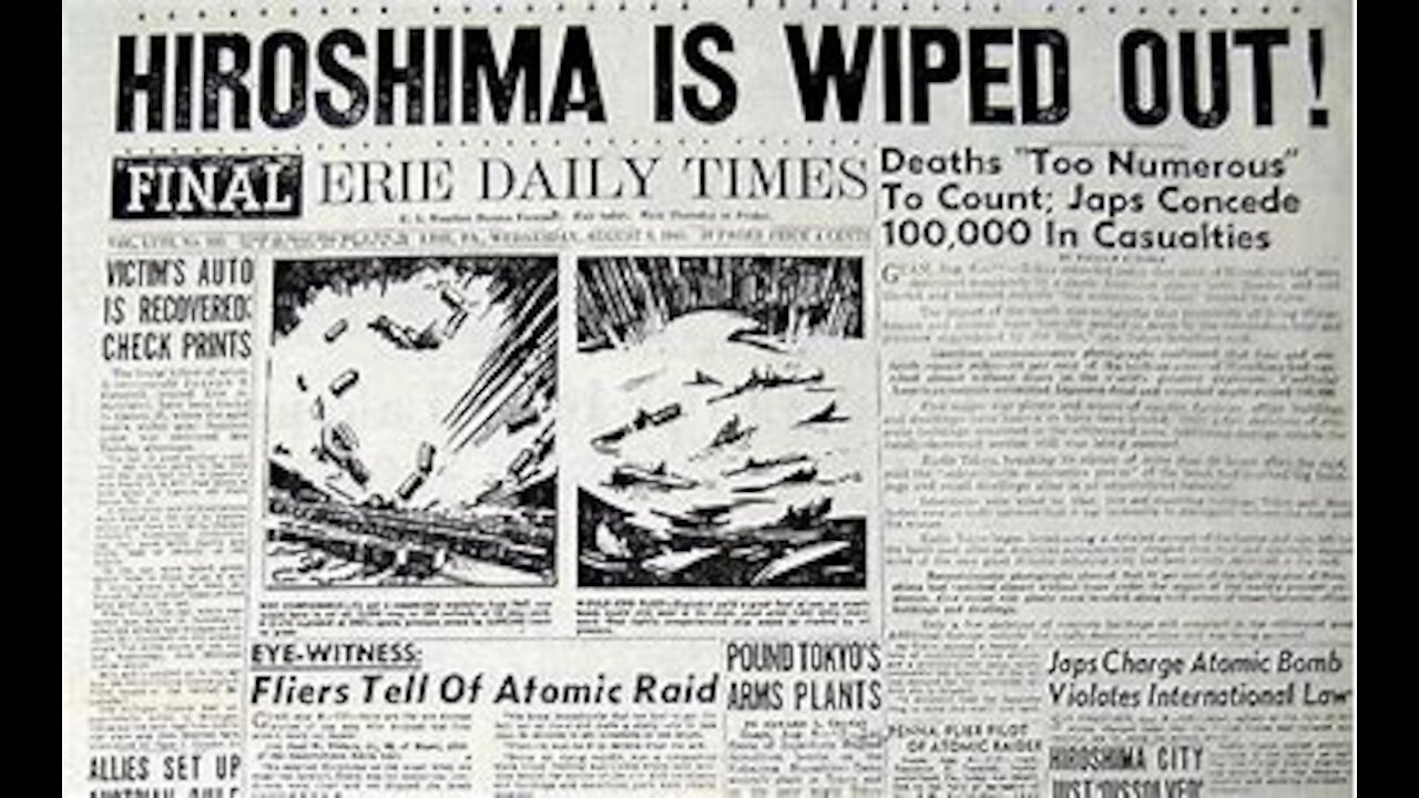 76 Years Since US/VATICAN Bombed JAPAN : Anniversary (2021)