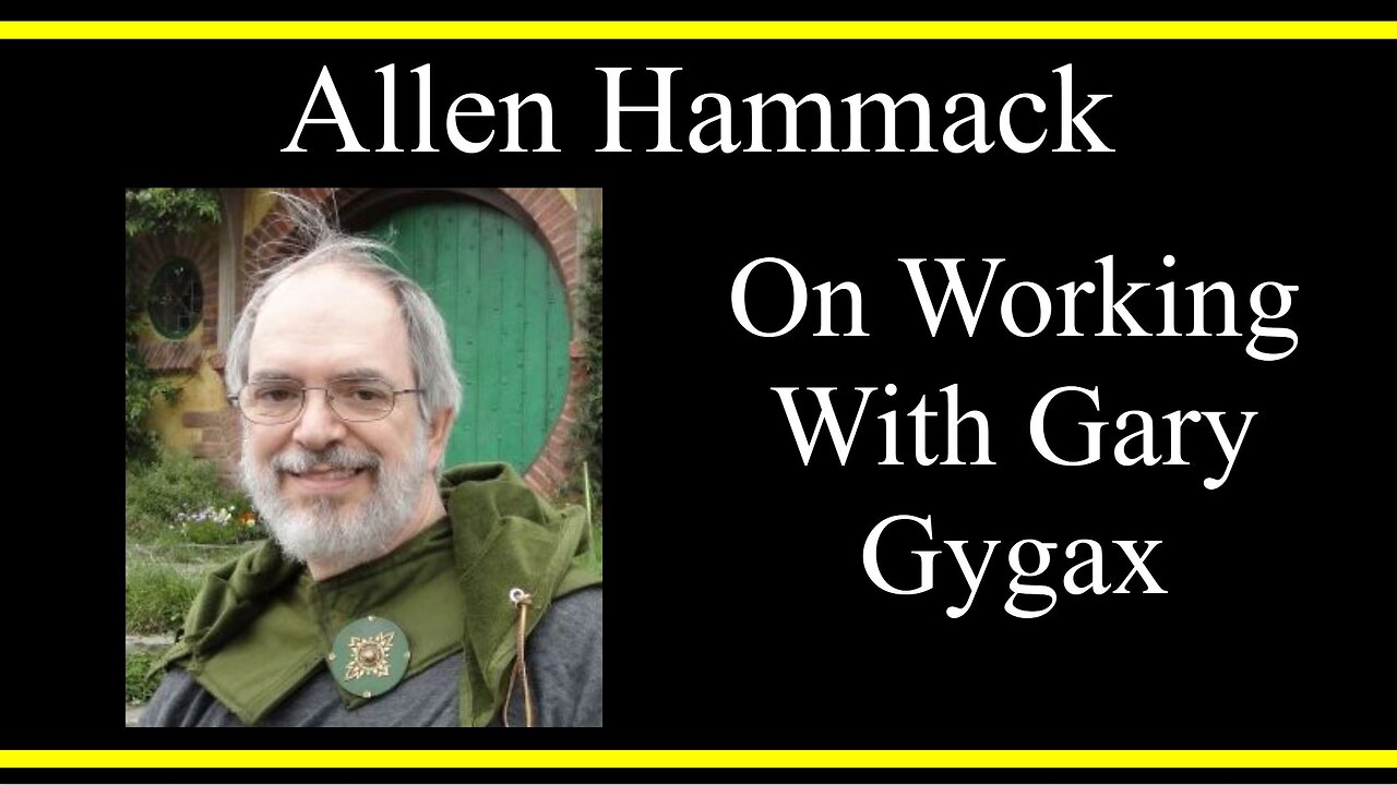 Allen Hammack On Working With Gary Gygax (Interview Excerpts)