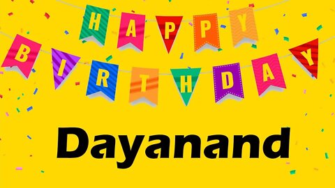 Happy Birthday to Dayanand - Birthday Wish From Birthday Bash