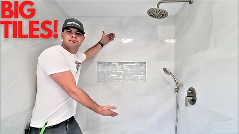 BIG Porcelain 3 Day Shower Build is COMPLETE!