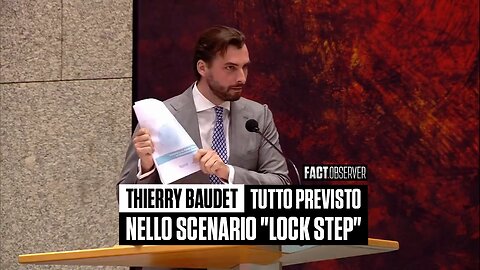 Thierry Baudet - Tutto previsto nello Scenario "LOCK STEP"