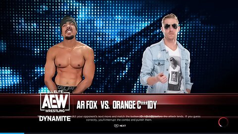 AEW Dynamite AR Fox vs Orange Cassidy for the AEW International Championship