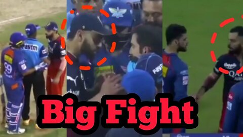 Virat Kohli vs Gambhir Fight Full video ( RCB vs LSG )