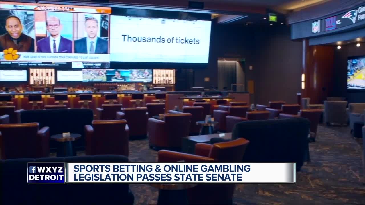 Michigan Senate panel OKs sports betting, online gambling