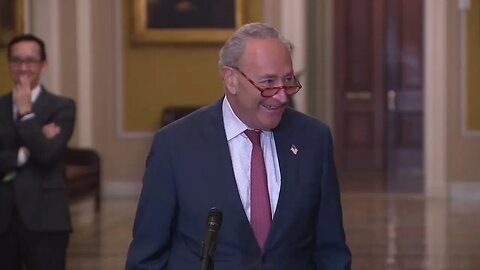 Democrat Senator Chuck Schumer Malfunctions As He Struggles To Kick Off His Own Press Conference