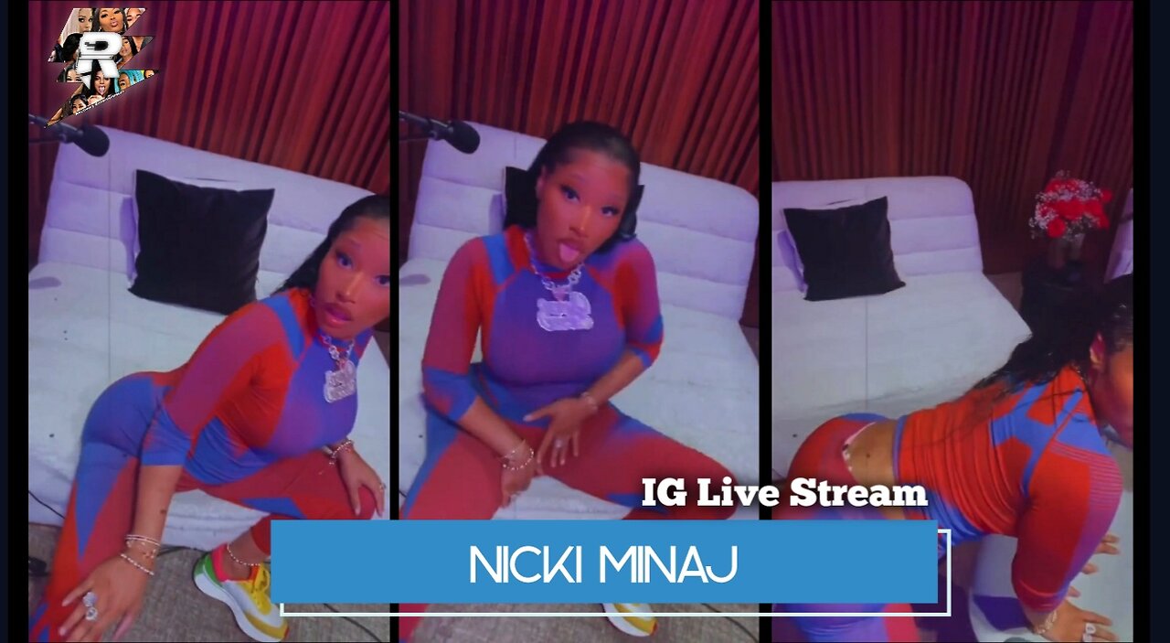 Nicki Minaj Twerking and dancing at Queens Radio