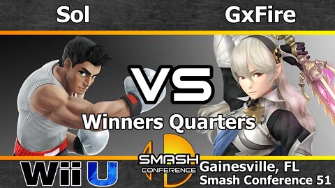 Noble|Sol (Little Mac) vs. GxFire (Corrin & Lucina) - Winners Quarters - SC51