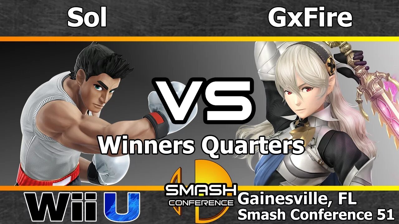 Noble|Sol (Little Mac) vs. GxFire (Corrin & Lucina) - Winners Quarters - SC51