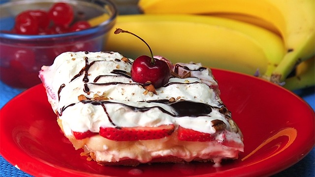 Banana Split Cake