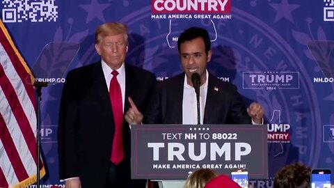 Trump shares stage with Ramaswamy after endorsement