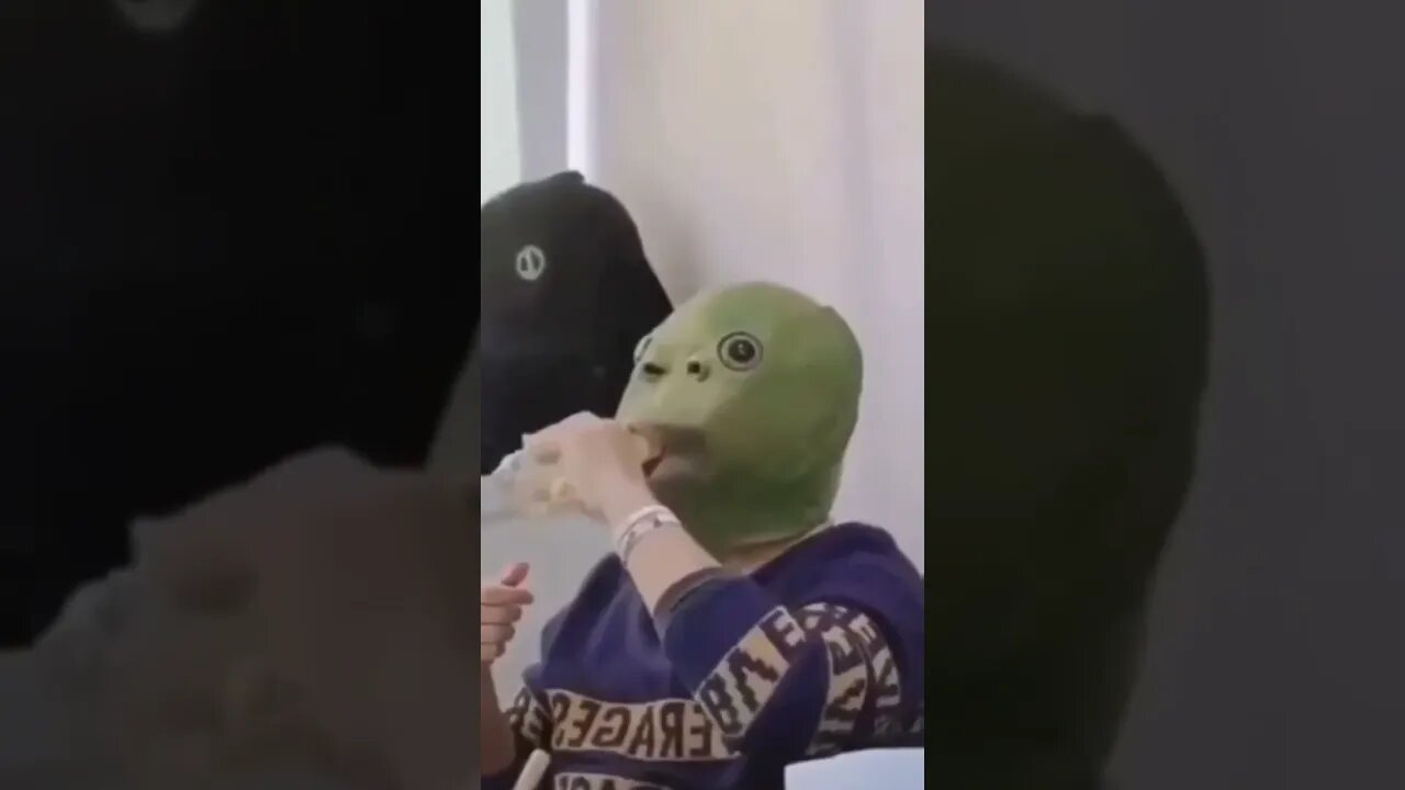 Human Frog Drinking Soda 😱🐸😅