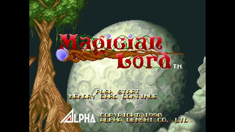 Magician Lord Arcade Game, Alpha Denshi Corporation 1990, playthrough