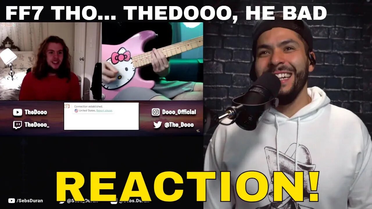 TheDooo pretending he's a beginner 2 (Reaction!) | FF7 cover made me fall in love, and I ain't even