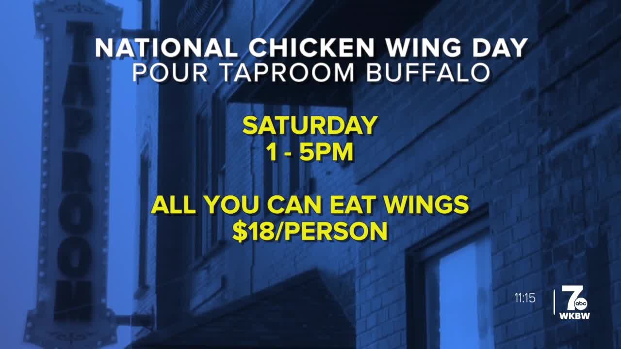 Buffalo Taproom celebrating National Chicken Wing Day with 'all you can eat wings'