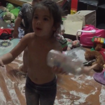Kids Destroy House with Baby Powder, Baby Oil, and Diaper Cream