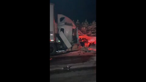 Serious Truck Crash On Highway 11 Longlac