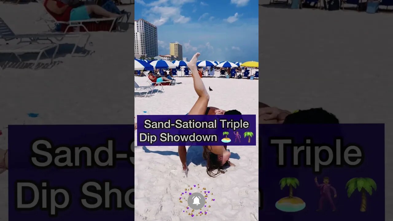 Mind-Boggling Moves on the Sandy Shores 🌞#SandMaster #BeachDanceParty #swingdance #countrydance