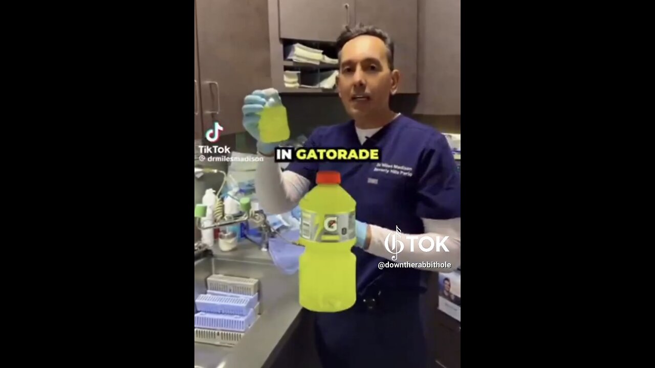 GATORADE DISSOLVES TEETH ENAMEL🥤🦷DESTROYS TEETH ROOT🦷🪥💫