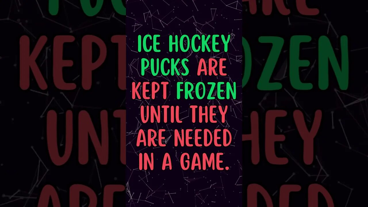 🏒🧢Amazing Sports Facts! 👀 #shorts #shortsfact #sports #sportsfacts #sportsfact #icehockey #puck