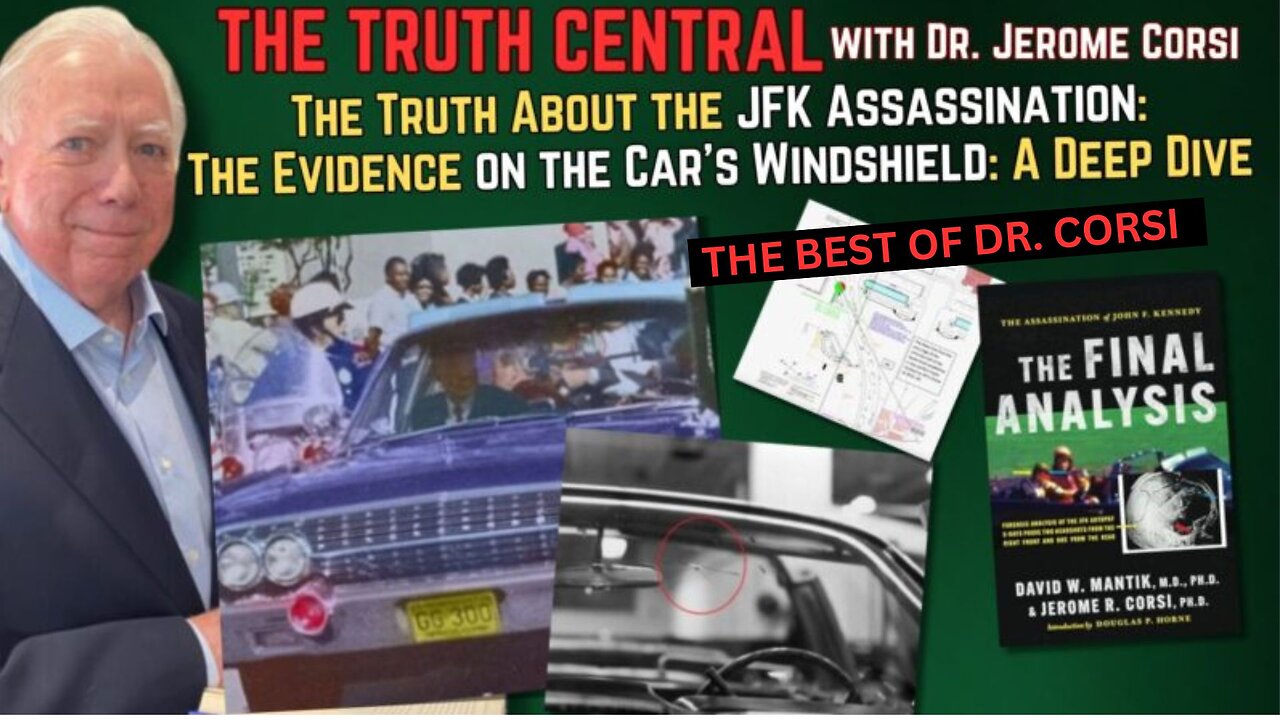 The #JFK Assassination Coverup: #Evidence on the Car’s Windshield, a Deep Dive (encore)