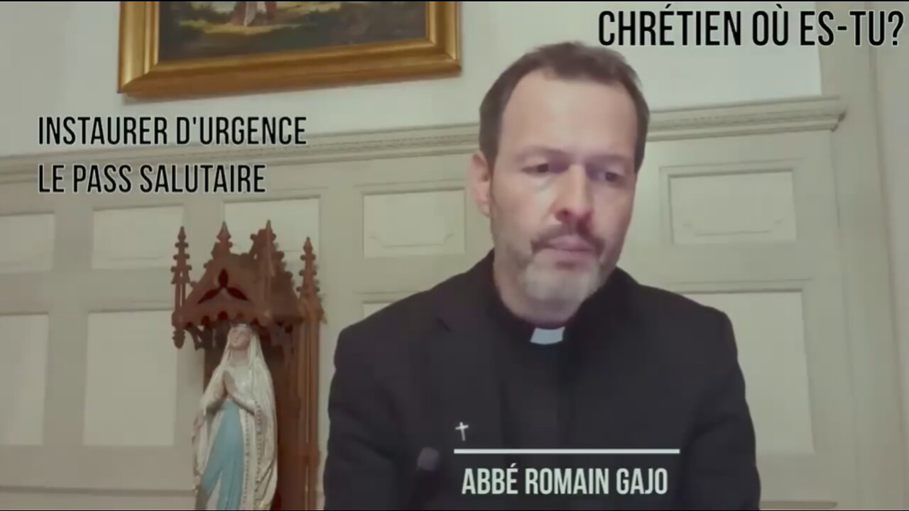 Instaurer d'urgence le pass salutaire - Abbé Romain Gajo