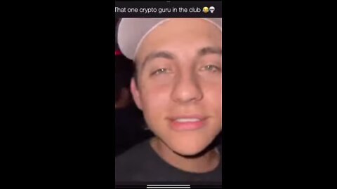 That “crypto guru” in the club🤣