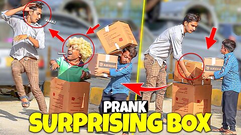 Surprising Box Prank - Funny Reactions