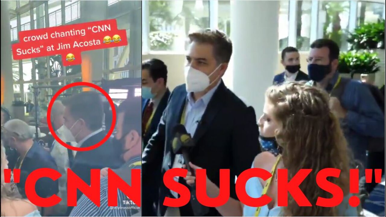 CNN's Jim Acosta Confronted By Trump Supporters At CPAC; "CNN Sucks"!