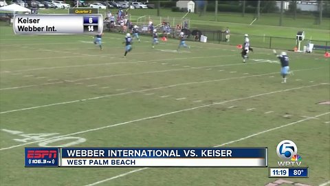 Keiser football pulls off upset win