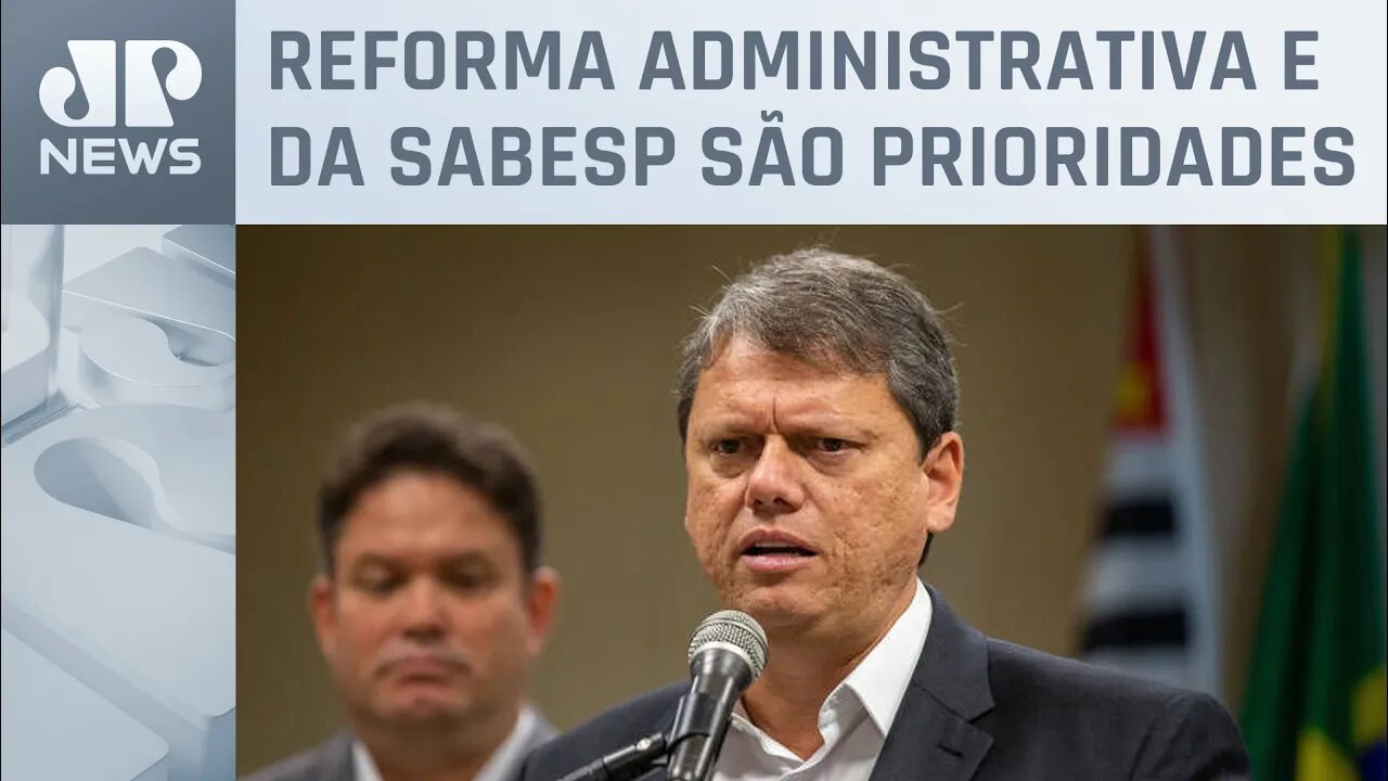 Tarcísio de Freitas quer aprovar 10 projetos em 2023