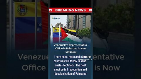 #breakingnews How #Venezuela #Embassy In #Palestine #FreePalestine #Yes