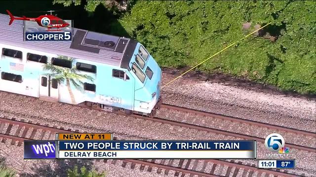 Two people struck by Tri-Rail train in Delray Beach