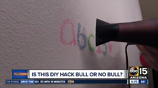 DIY hacks to remove crayon: do they work?