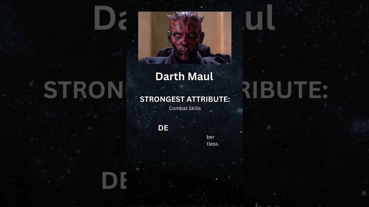 Star Wars Character Spotlight: Darth Maul #shorts