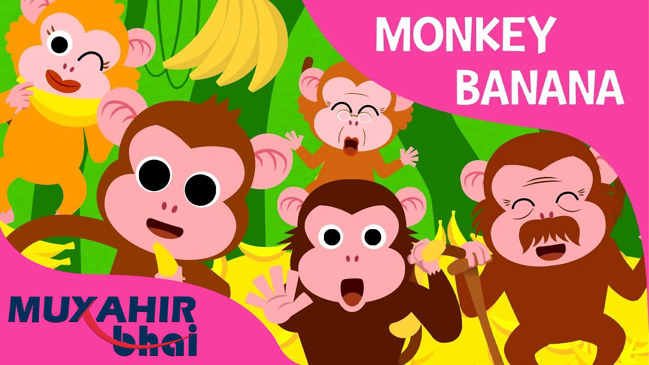 Monkey Banana-Baby Monkey _ Animal Songs