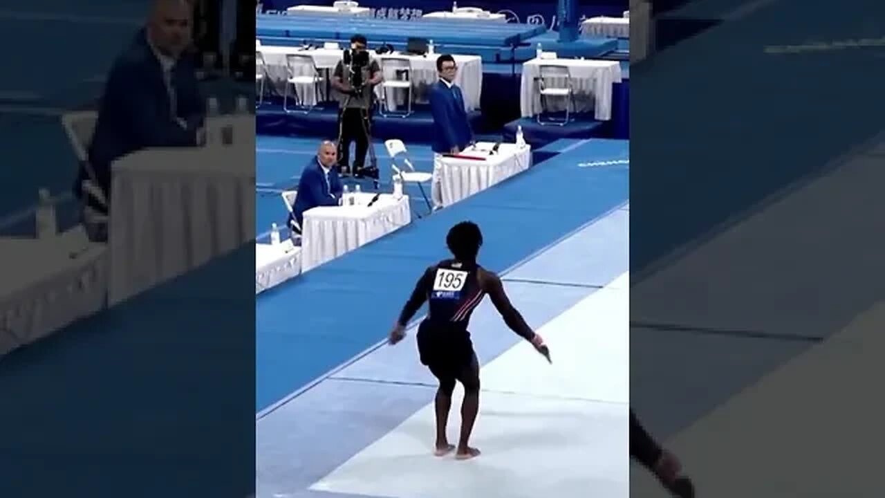 Fred Richard 🇺🇸 on Floor (Tumbling Passes) 2023 FISU Summer World University Games (AA 4th) #shorts