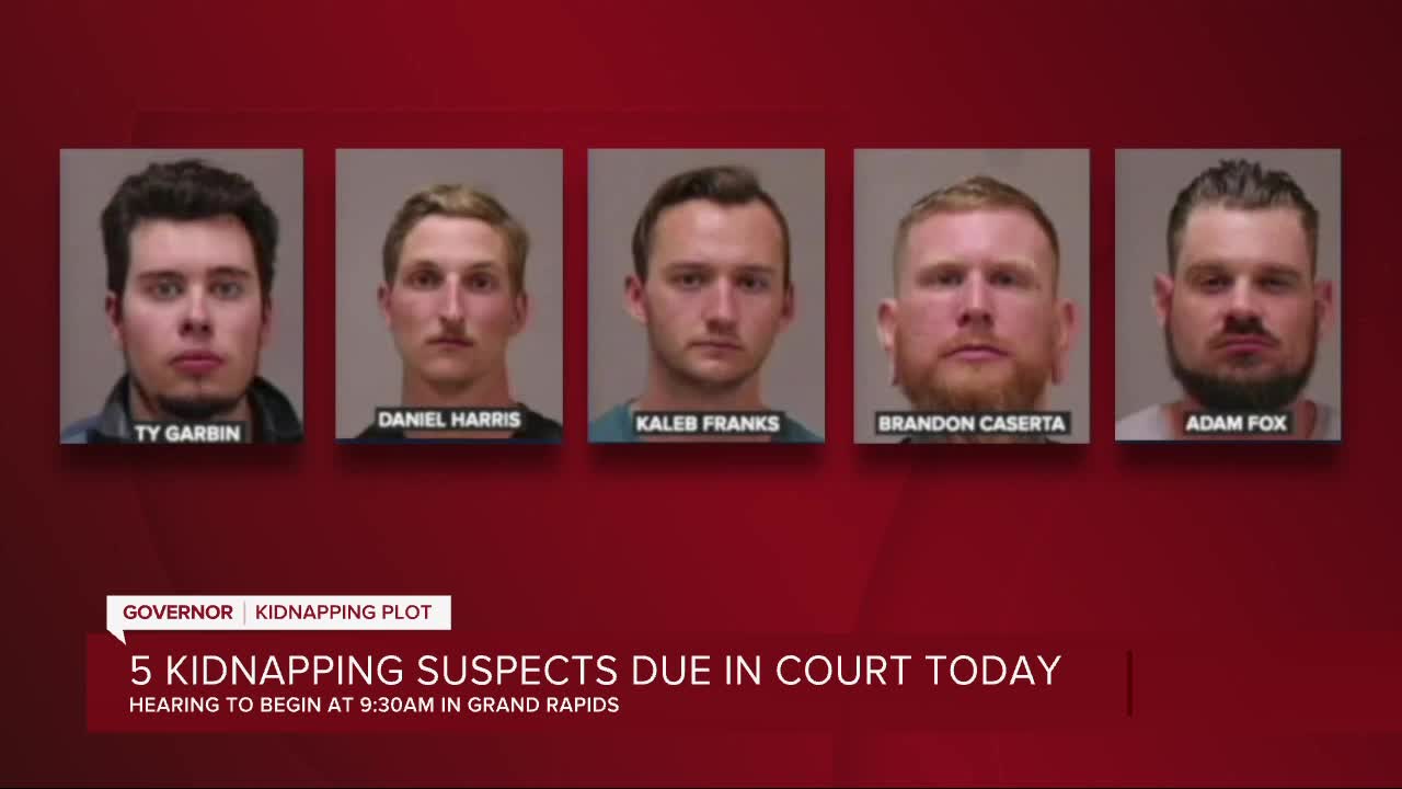 5 kidnapping suspects due in court Tuesday