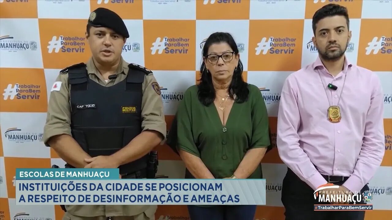 Escolas de Manhuaçu: Instituições da Cidade se Posicionam a Respeito de Desinformação e Ameaças.