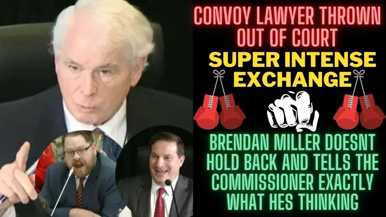 Brendan Miller thrown out of court because government was delaying important documents Emergency act
