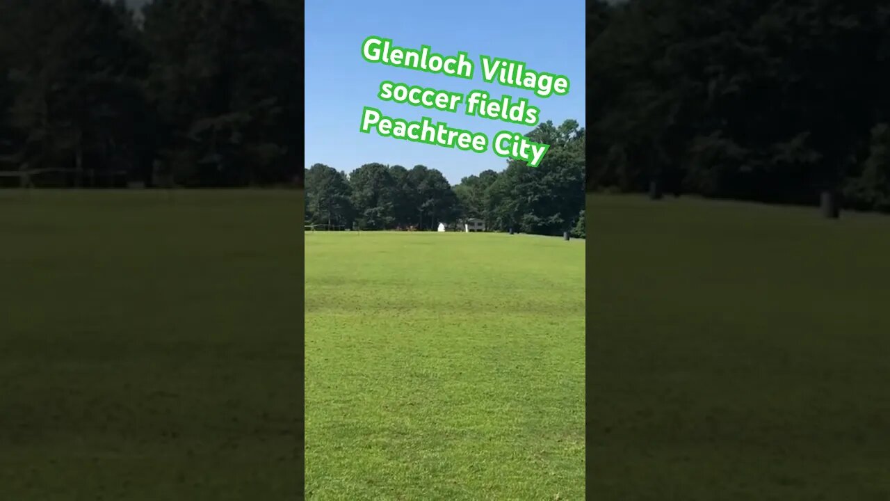 Soccer fields at Glenloch Village recreation center. #soccer #peachtreecity #movingtopeachtreecity