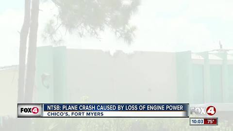 Plane crash at Chico's caused by power loss