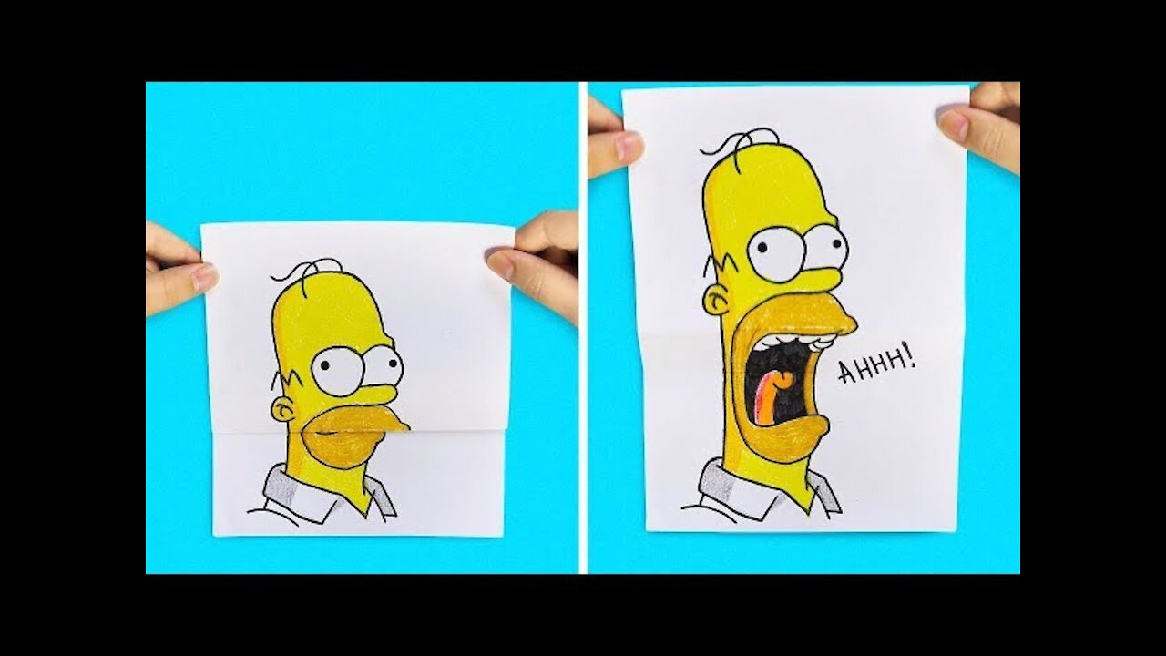 22 FUN DRAWING TRICKS FOR KIDS AND ADULTS